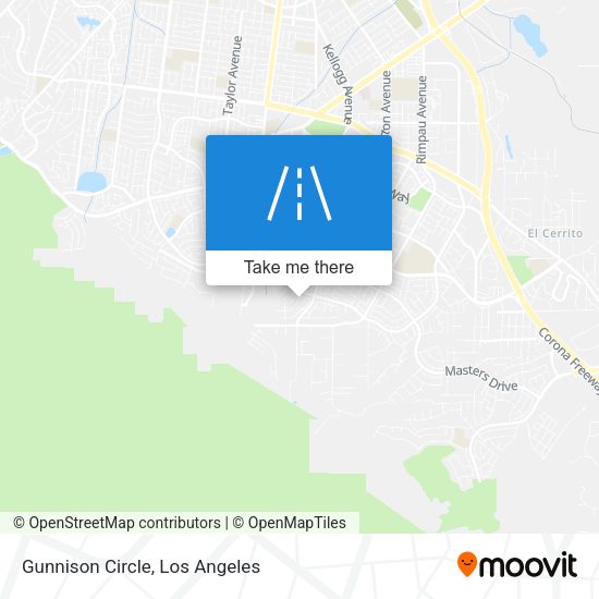Gunnison Circle map