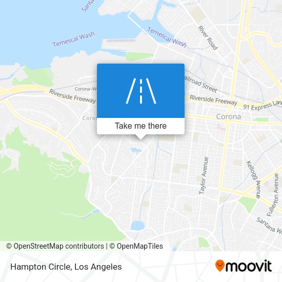 Mapa de Hampton Circle