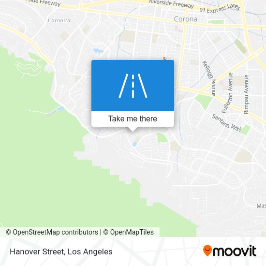 Mapa de Hanover Street
