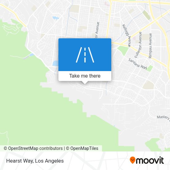 Mapa de Hearst Way
