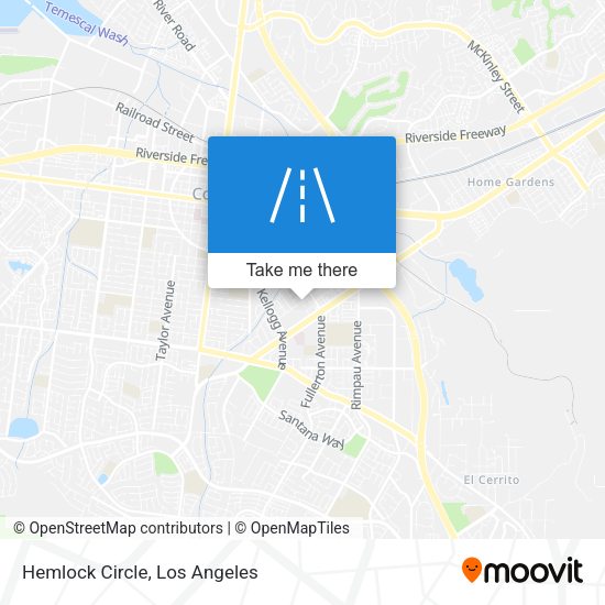 Mapa de Hemlock Circle