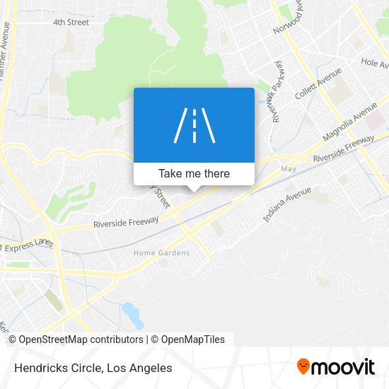 Hendricks Circle map