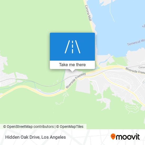 Hidden Oak Drive map