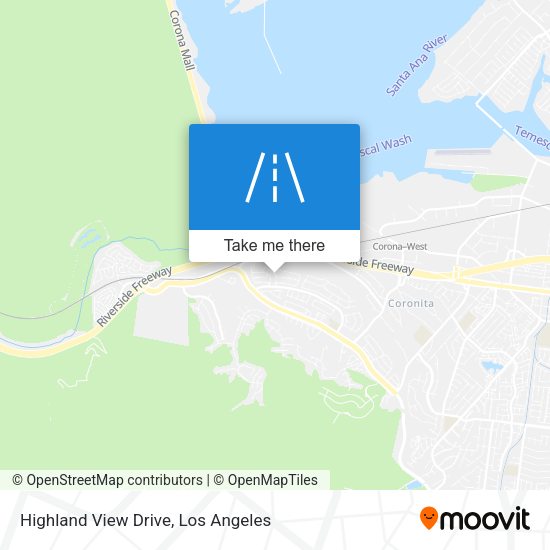 Mapa de Highland View Drive