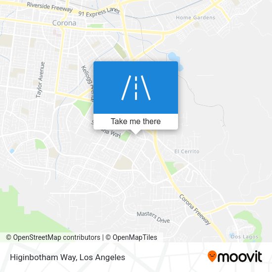 Higinbotham Way map