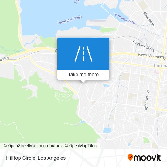 Mapa de Hilltop Circle