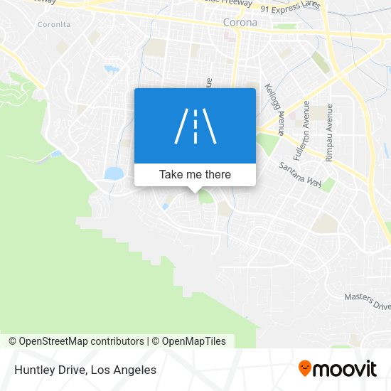 Mapa de Huntley Drive