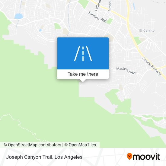Mapa de Joseph Canyon Trail