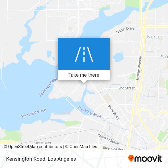 Mapa de Kensington Road