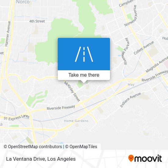 Mapa de La Ventana Drive