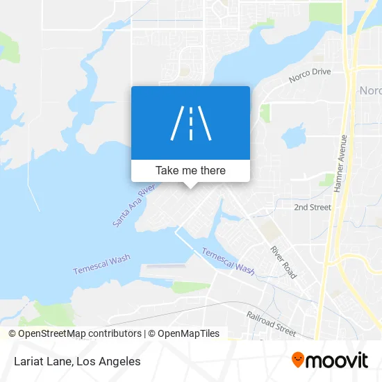 Lariat Lane map