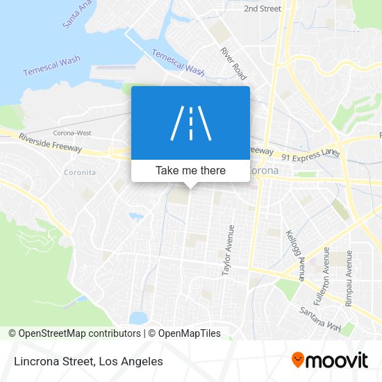 Lincrona Street map