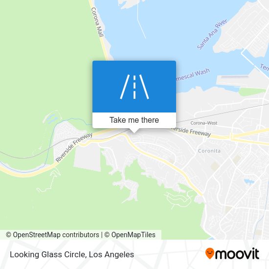 Looking Glass Circle map
