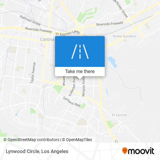 Lynwood Circle map