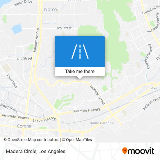 Madera Circle map