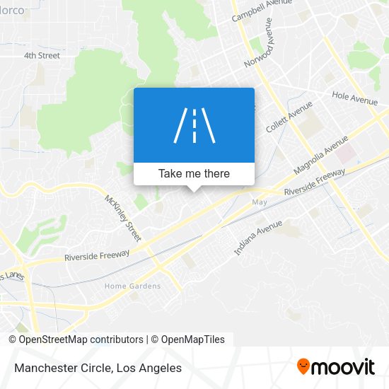 Manchester Circle map