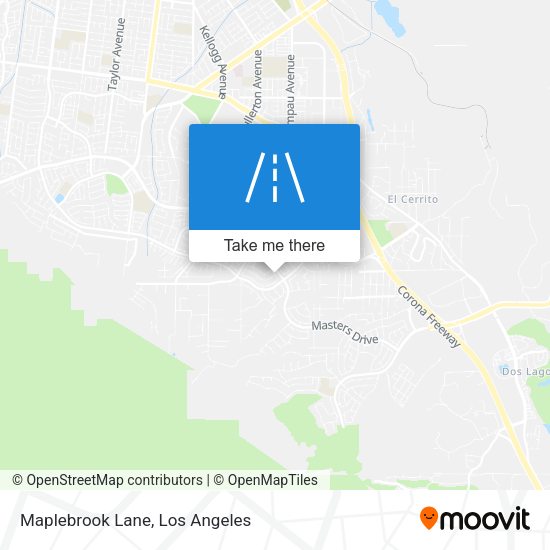 Mapa de Maplebrook Lane