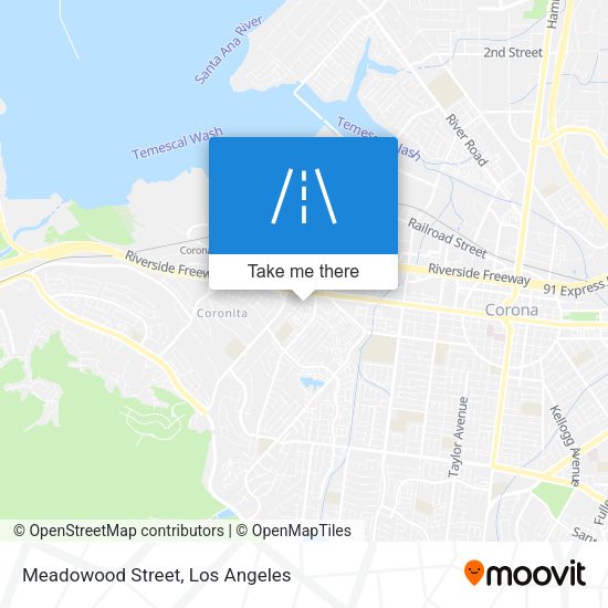 Mapa de Meadowood Street