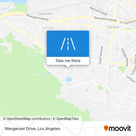 Mapa de Merganser Drive