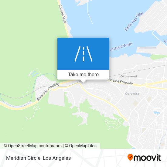 Mapa de Meridian Circle