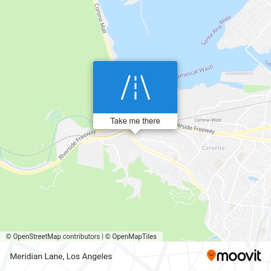 Mapa de Meridian Lane