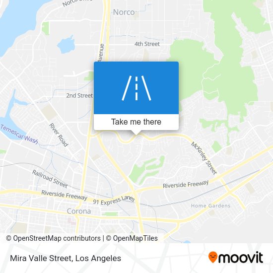 Mira Valle Street map