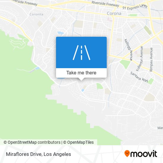 Miraflores Drive map