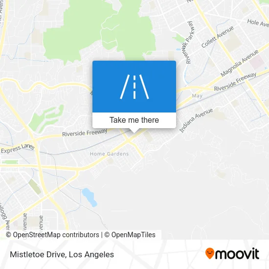 Mistletoe Drive map