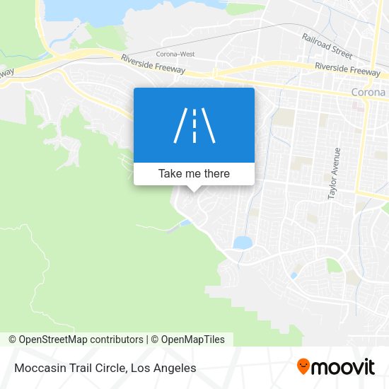 Moccasin Trail Circle map