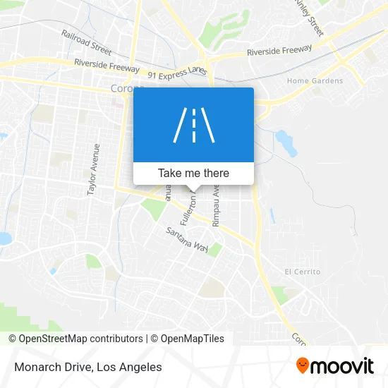 Monarch Drive map