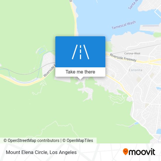 Mount Elena Circle map