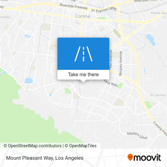 Mount Pleasant Way map