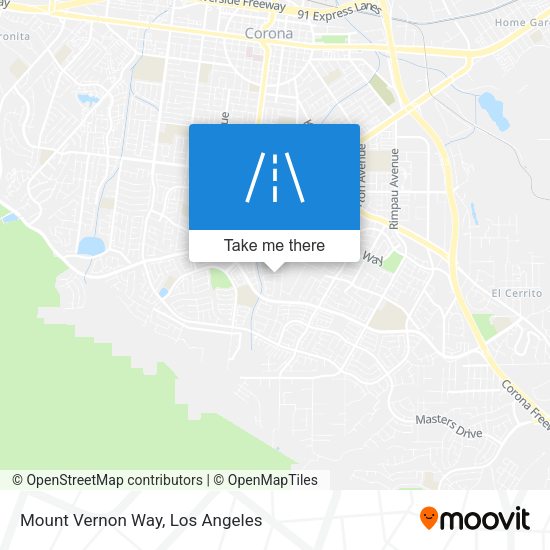 Mount Vernon Way map