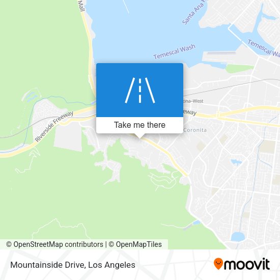 Mountainside Drive map