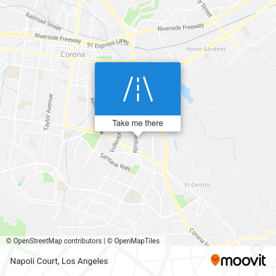 Mapa de Napoli Court