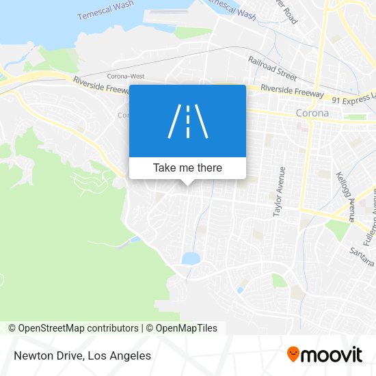 Mapa de Newton Drive