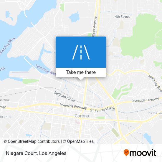 Mapa de Niagara Court