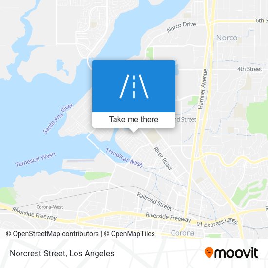 Mapa de Norcrest Street