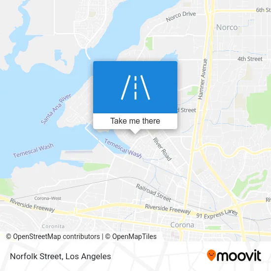 Norfolk Street map