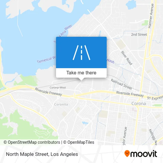 Mapa de North Maple Street