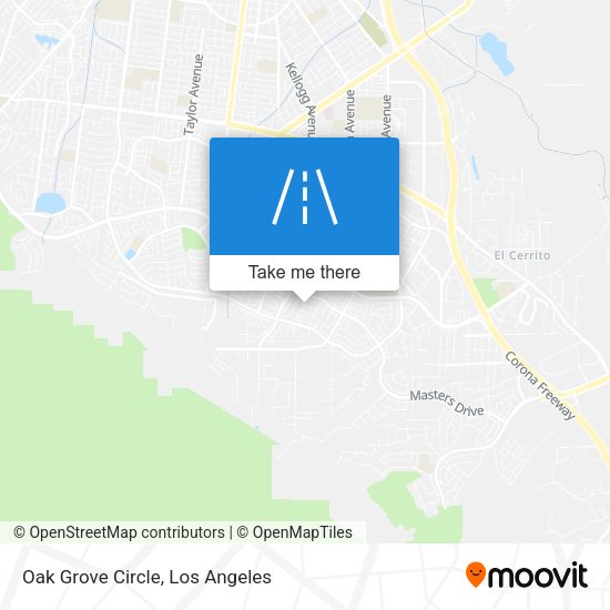 Oak Grove Circle map