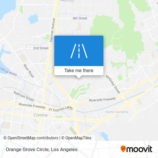 Mapa de Orange Grove Circle