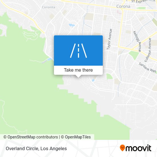 Mapa de Overland Circle