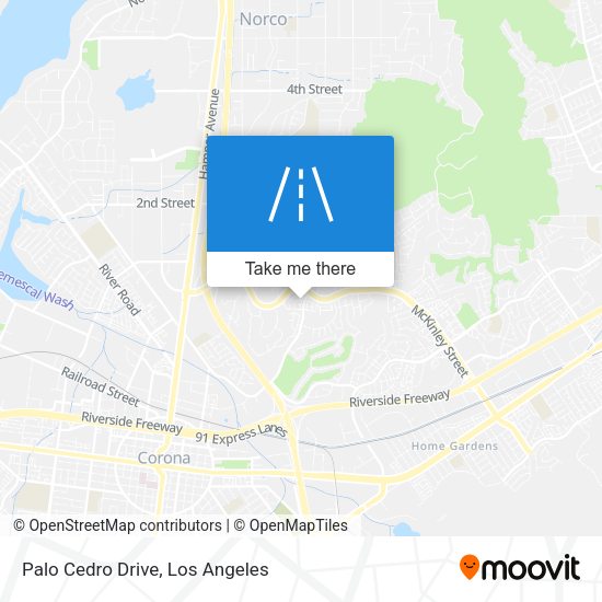 Palo Cedro Drive map