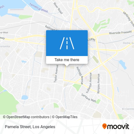 Mapa de Pamela Street
