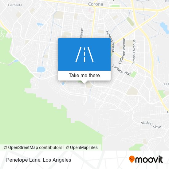Mapa de Penelope Lane