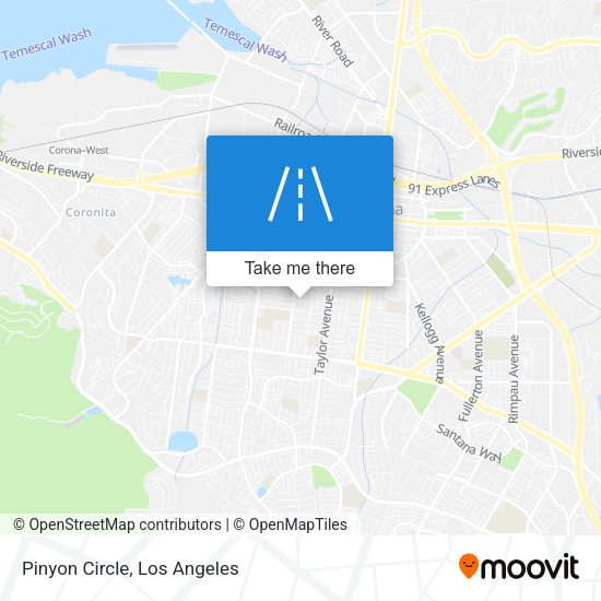 Mapa de Pinyon Circle