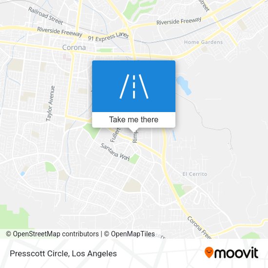 Presscott Circle map