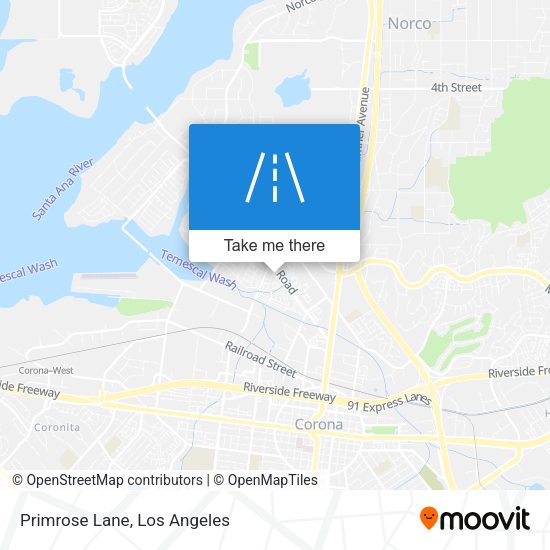 Mapa de Primrose Lane