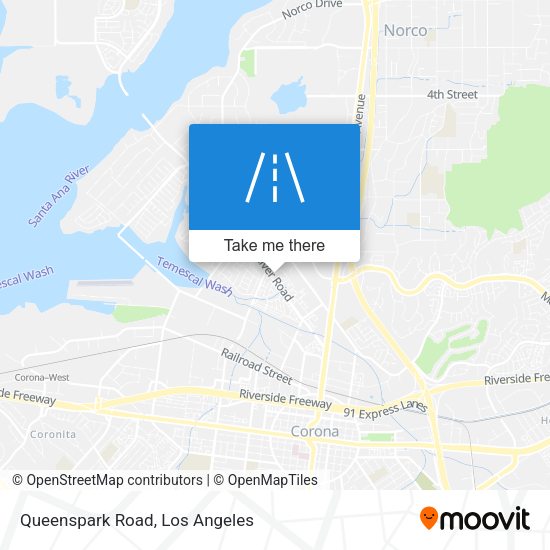 Mapa de Queenspark Road